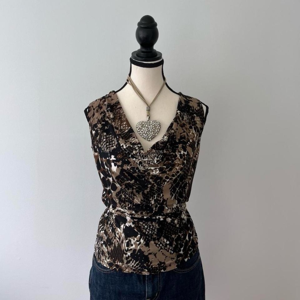 Vintage INC International Company brown tank top